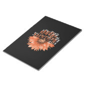 Strong ist die einzige Wahl für Uteruskrebs-Bewuss Notizblock (angewinkelt)