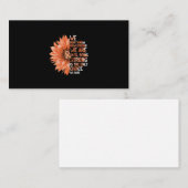 Strong ist die einzige Wahl für Uteruskrebs-Bewuss Visitenkarte (Vorne/Hinten)