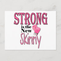 STRONG ist die neue Skinny! mit rosa Boxhandschuhe