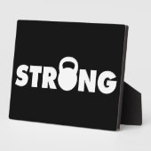 STRONG - Kettlebell Workout Motivierend Fotoplatte (Seite)