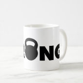 STRONG - Kettlebell Workout Motivierend Kaffeetasse (VorderseiteRechts)