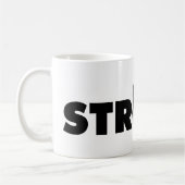 STRONG - Kettlebell Workout Motivierend Kaffeetasse (Links)