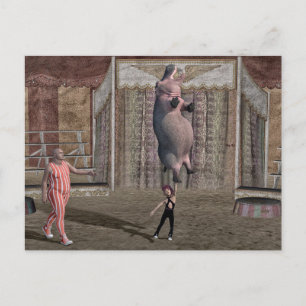 Strong Little Girl Feiertagspostkarte