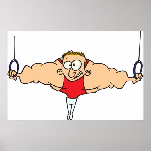 Strong Man Gymnast Poster (Vorne)