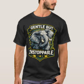 Strong Mindset Animal Motivation Tee (Vorderseite)