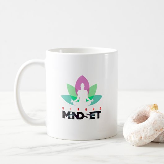 Strong Mindset | Klassische Tasse #11 (Mit Donut)
