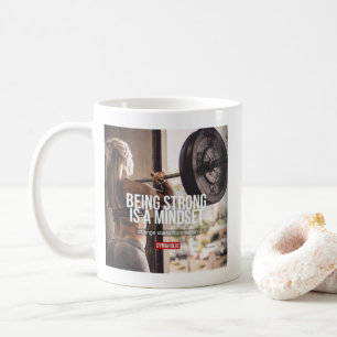 Strong Mindset - Women's Fitness Inspirational Kaffeetasse