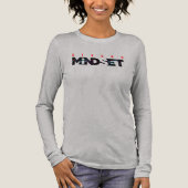 Strong Mindset | Women's Long Sleeve Tri-Blend Shirt (Vorderseite)