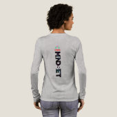 Strong Mindset | Women's Long Sleeve Tri-Blend Shirt (Voller Rückseite)