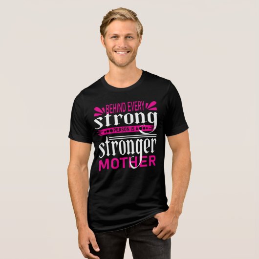 Strong Mother Best Tri-Blend Shirt (Vorderseite voll)