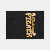 Strong Mushroom Picker Fleecedecke (Vorderseite (Horizontal))