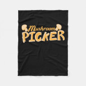 Strong Mushroom Picker Fleecedecke (Vorderseite)