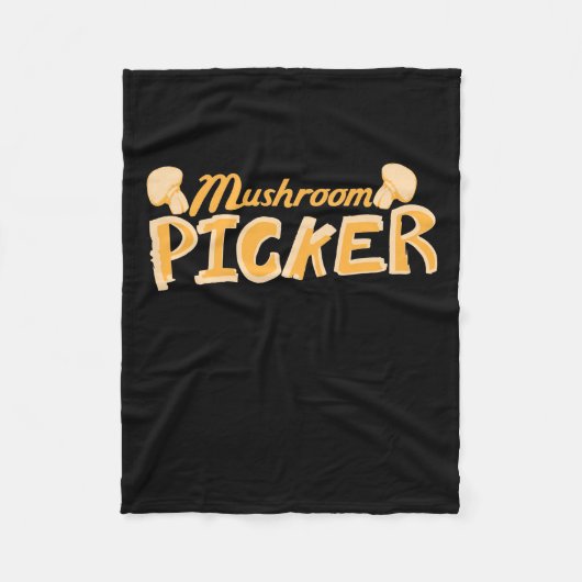 Strong Mushroom Picker Fleecedecke (Vorderseite)