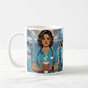 Strong Nurse Coffee Mug - Hospital Hero Edition Kaffeetasse