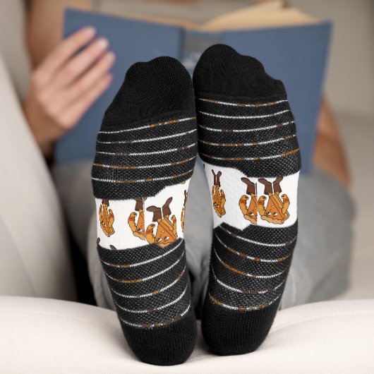 Strong Pie Wearing Boots Socken (Unterseite)