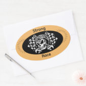 Strong Race Sport Sticker – Power & Speed Athletic (Umschlag)