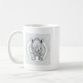 Strong Rhino Sticker Kaffeetasse (Links)