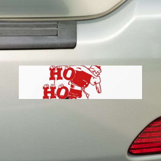 Strong Santa Ho Ho Ho Collection Autoaufkleber (Auf Auto)