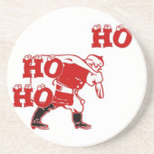 Strong Santa Ho Ho Ho Collection Sandstein Untersetzer (Vorne)