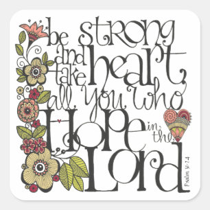 Strong - Square Sticker