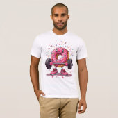 Strong, Sweet & Sprinkled - Funny Donut Gym T-Shir T-Shirt (Vorne ganz)