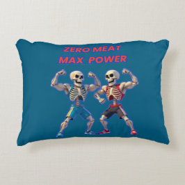 Strong to the Bone – Funny Skeleton Muscle Design Dekokissen