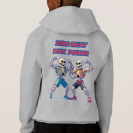 Strong to the Bone – Funny Skeleton Muscle Design Hoodie