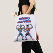 Strong to the Bone – Funny Skeleton Muscle Design Tasche (Von Nahem)