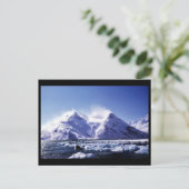 Strong West Wind in Harriman Fjord Postkarte (Stehend Vorderseite)