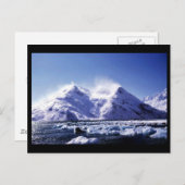 Strong West Wind in Harriman Fjord Postkarte (Vorne/Hinten)