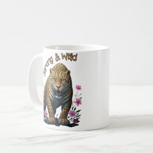Strong & Wild Jaguar Soul Kaffeetasse (Vorderseite Links)