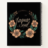 Strong & Wild Jaguar Soul Spiral Notebook Notizblock (Rückseite)