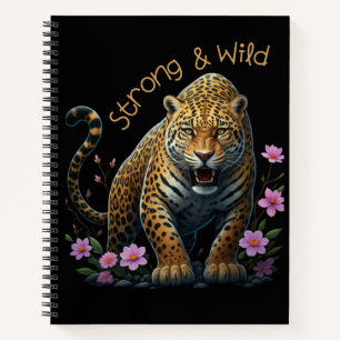 Strong & Wild Jaguar Soul Spiral Notebook Notizblock