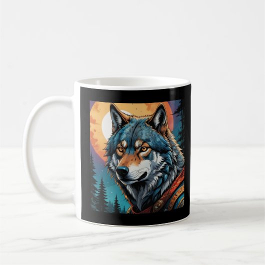 Strong Wolf Kaffeetasse (Links)