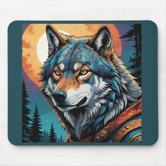 Strong Wolf Mousepad (Vorne)