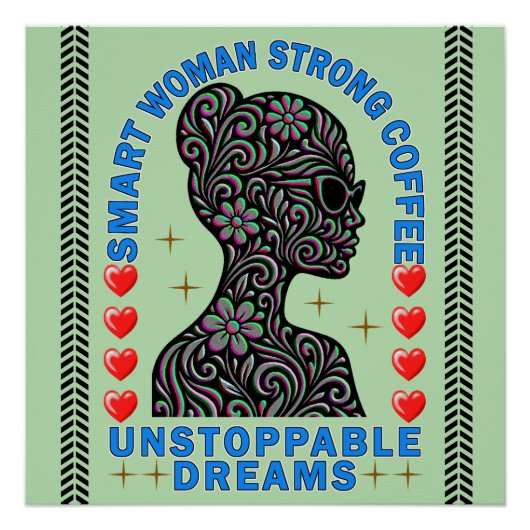 strong woman poster (Vorderseite)