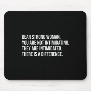 Strong Woman Pro Choice Feminist Mousepad