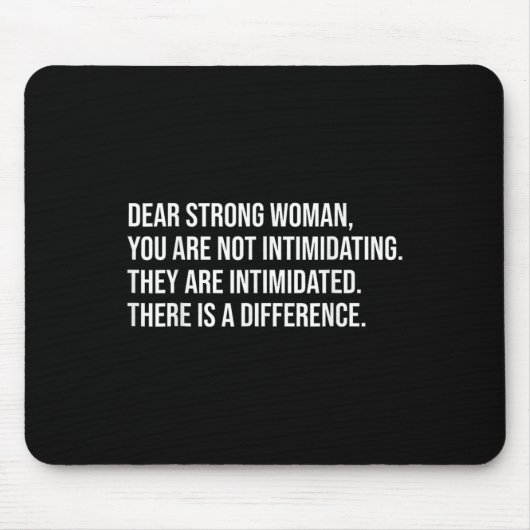 Strong Woman Pro Choice Feminist Mousepad (Vorne)