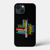 Strong Woman Word Cloud Case-Mate iPhone Hülle (Rückseite)