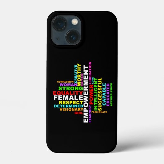Strong Woman Word Cloud Case-Mate iPhone Hülle (Rückseite)