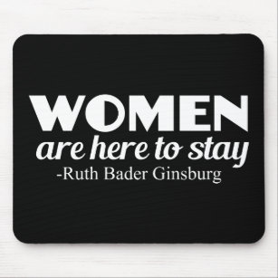 Strong Women Ruth Bader Ginsburg Feministenpreis Mousepad