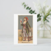Strong Women Series #10: Apothekary Vintag Postkarte (Stehend Vorderseite)