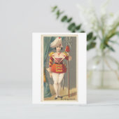 Strong Women Series #17: Bodyguard Vintag Postkarte (Stehend Vorderseite)