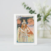 Strong Women Series #61: Brunhilda Illustration Postkarte (Stehend Vorderseite)