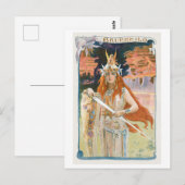 Strong Women Series #61: Brunhilda Illustration Postkarte (Vorne/Hinten)