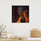 Strong women, strong world - inspirierendes Poster (Küche)