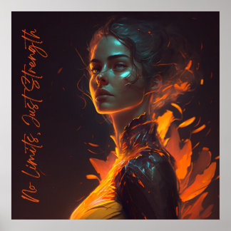 Strong women, strong world - inspirierendes Poster