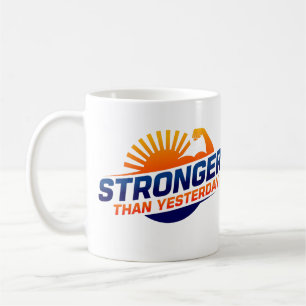 Stronger als gestern kaffeetasse