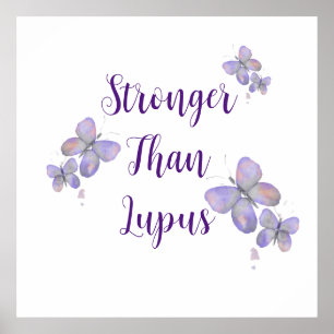 Stronger als Lupus Poster