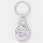 Stronger als Lupus Schlüsselanhänger (Vorderseite)